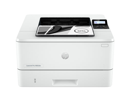 HP LaserJet Pro 4002dw Wireless Black and white Printer, Two-sided printing; Duplex