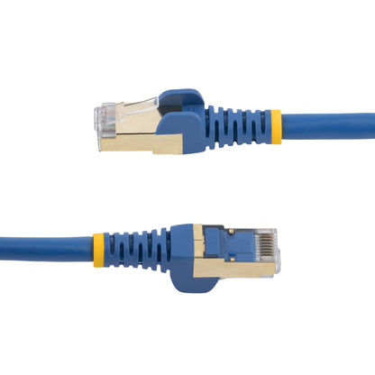 StarTech.com 5m CAT6a Ethernet Cable - 10 Gigabit Shielded Snagless RJ45 100W PoE Patch Cord - 10GbE STP Network Cable w/Strain Relief - Blue Individually Tested/Wiring is UL Certified/TIA