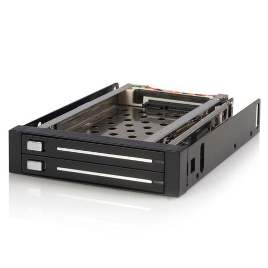 StarTech.com 2 Drive 2.5in Trayless Hot Swap SATA Mobile Rack Backplane drive tray