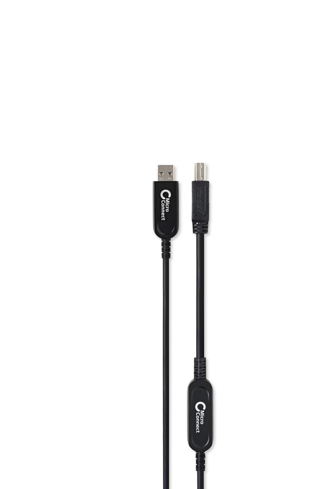 Microconnect MC-USB3.0AB10OP USB cable USB 3.2 Gen 2 (3.1 Gen 2) 10 m USB A USB B Black