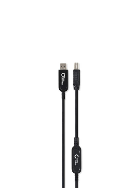 Microconnect MC-USB3.0AB10OP USB cable USB 3.2 Gen 2 (3.1 Gen 2) 10 m USB A USB B Black