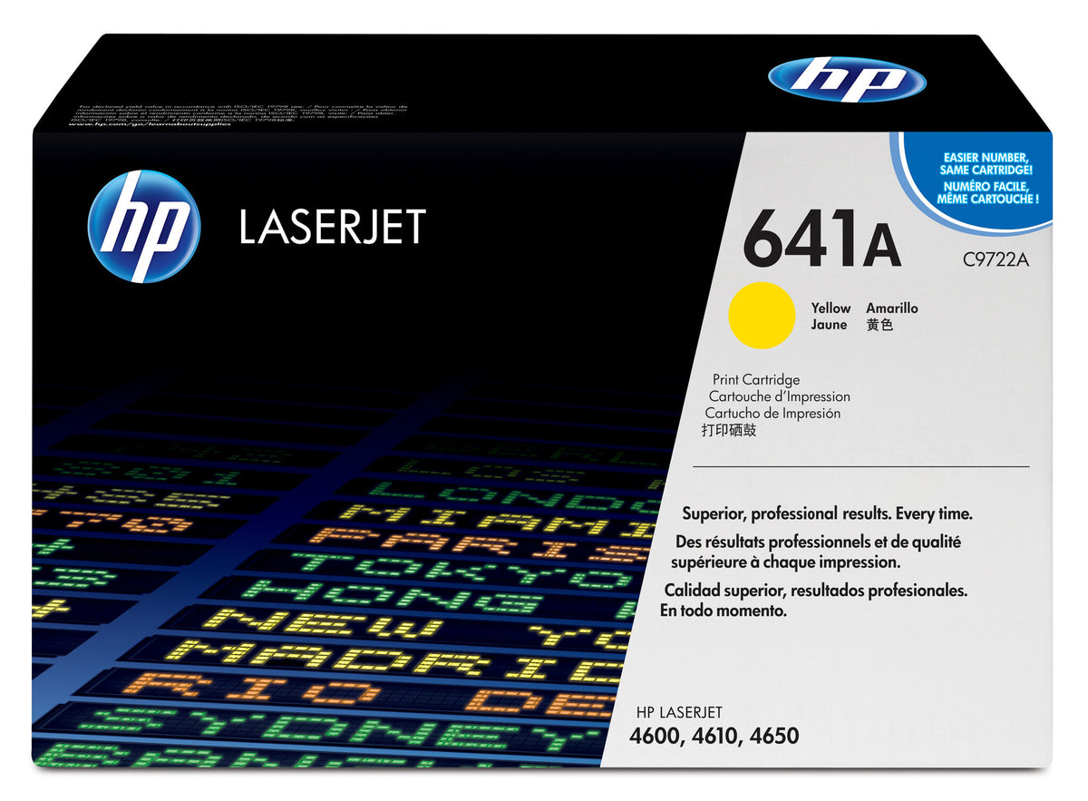 HP 641A Yellow Original LaserJet Toner Cartridge