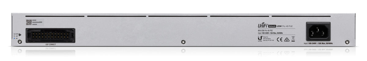Ubiquiti UniFi Pro 48 PoE Managed L2/L3 Gigabit Ethernet (10/100/1000) Power over Ethernet (PoE) 1U Silver
