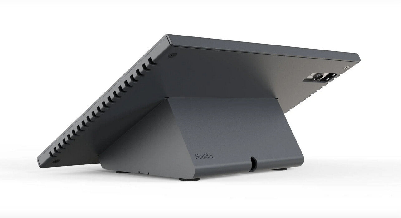 Heckler Design Zoom Rooms Console tablet security enclosure Grey