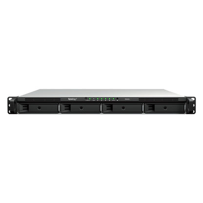 Synology RackStation RS826+ NAS/storage server Rack (1U) AMD Ryzen V1500B 4 GB DDR4 0 TB DiskStation Manager Black, Grey