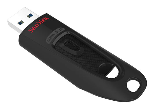 SanDisk Ultra USB flash drive, 64GB, USB 3.2 Gen 1 (3.1 Gen 1), black