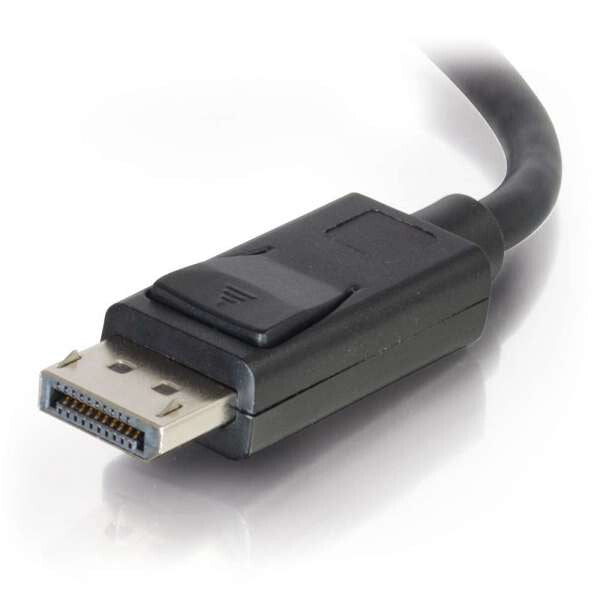 C2G 1m DisplayPort Cable with Latches 8K UHD M/M - 4K - Black