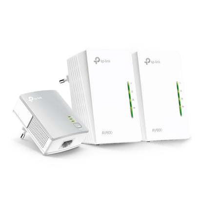TP-Link TL-WPA4220T KIT PowerLine network adapter 300 Mbit/s Ethernet LAN Wi-Fi White 3 pc(s)