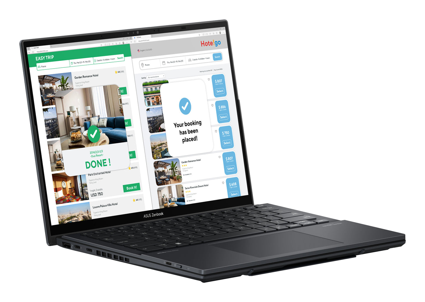 ASUS Zenbook Duo UX8406CA-QL289W Intel Core Ultra 9 285H Hybrid (2-in-1) 35.6 cm (14") Touchscreen WUXGA 32 GB LPDDR5x-SDRAM 2 TB SSD Wi-Fi 7 (802.11be) Windows 11 Home Grey