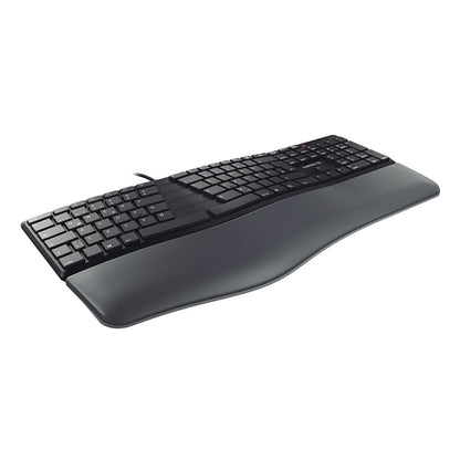 CHERRY KC 4500 ERGO keyboard Universal USB QWERTY US English Black