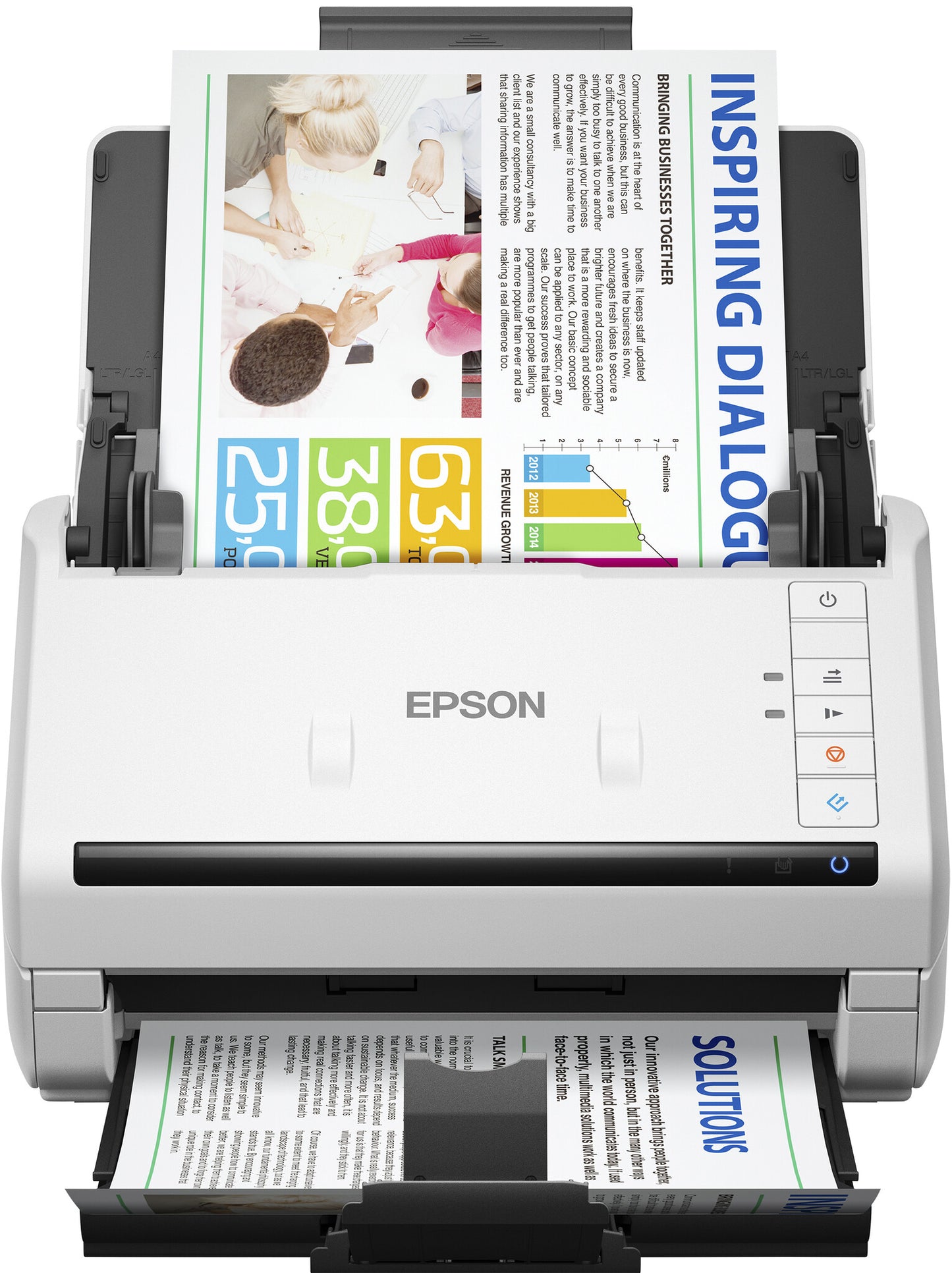 Epson WorkForce DS-530 II Sheet-fed scanner 600 x 600 DPI A4 Black, White