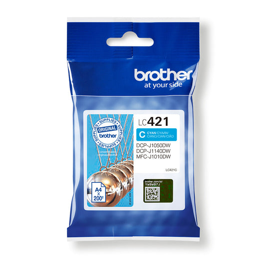 Brother LC-421C ink cartridge 1 pc(s) Original Cyan