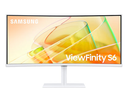 Samsung LS34C650TAU Computer Monitor 86.4 cm (34") 3440 x 1440 pixels 4K Ultra HD LED White