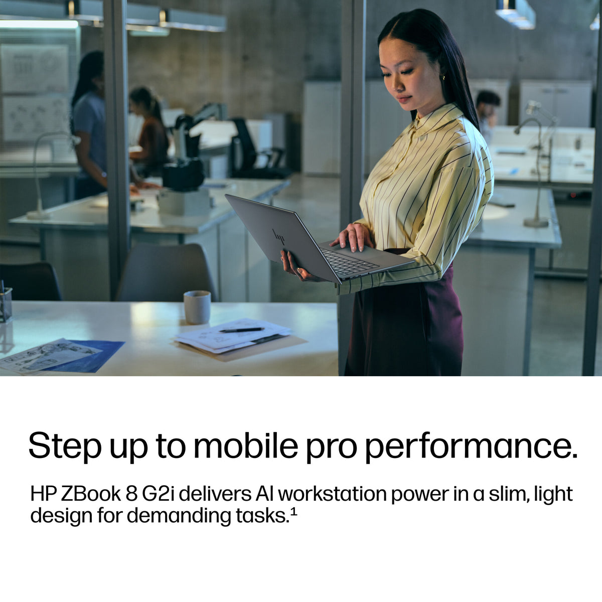 HP ZBook 8 G2i 16 inch Mobile Workstation PC - Data Science Copilot+ PC Intel Core Ultra 7 356H 40.6 cm (16") WUXGA 32 GB DDR5-SDRAM 1 TB SSD Wi-Fi 7 (802.11be) Windows 11 Pro AI Workstation, AI PC Silver