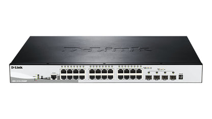 D-Link 28-Port Gigabit Stackable POE Smart Managed Switch including 4 x 10G SFP+
