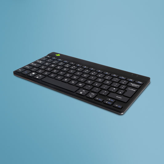 R-Go Tools Ergonomic keyboard R-Go Compact Break, compact keyboard with break software, QWERTY (UK), Bluetooth, black