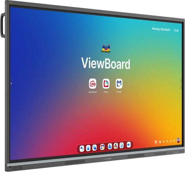 Viewsonic IFP7551-3C interactive whiteboard 190.5 cm (75") 3840 x 2160 pixels Touchscreen Black