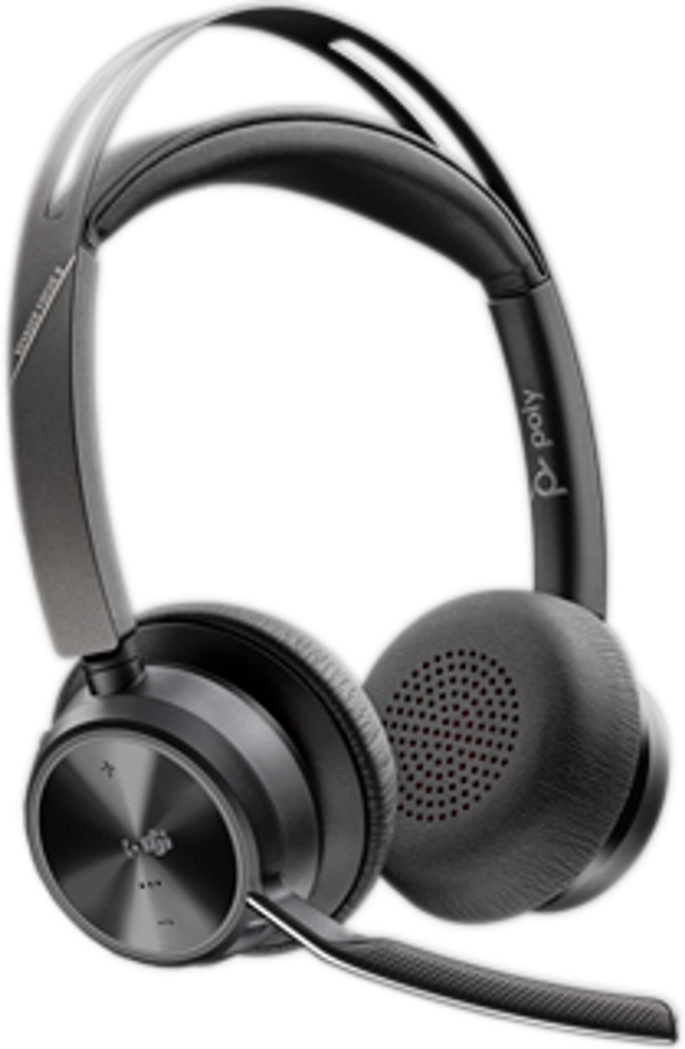 HP Poly Voyager Focus 2 Microsoft Teams Certified USB-C-C Headset +USB-C/A Adapter