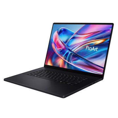 ASUS ProArt P16 H7606WX-SE001W Copilot+ PC Laptop 40.6 cm (16") Touchscreen WQUXGA 64 GB LPDDR5x-SDRAM 4 TB SSD NVIDIA GeForce RTX 5090 Wi-Fi 7 (802.11be) Windows 11 Home Black