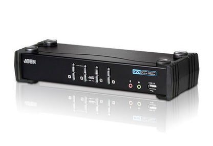 ATEN CS1764A-AT-E KVM switch Black