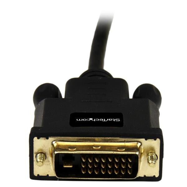 StarTech.com 3ft (0.9m) Mini DisplayPort to DVI Cable - Mini DP to DVI Adapter Cable - 1080p Video - Passive mDP 1.2 to DVI-D Single Link - mDP or Thunderbolt 1/2 Mac/PC to DVI Monitor