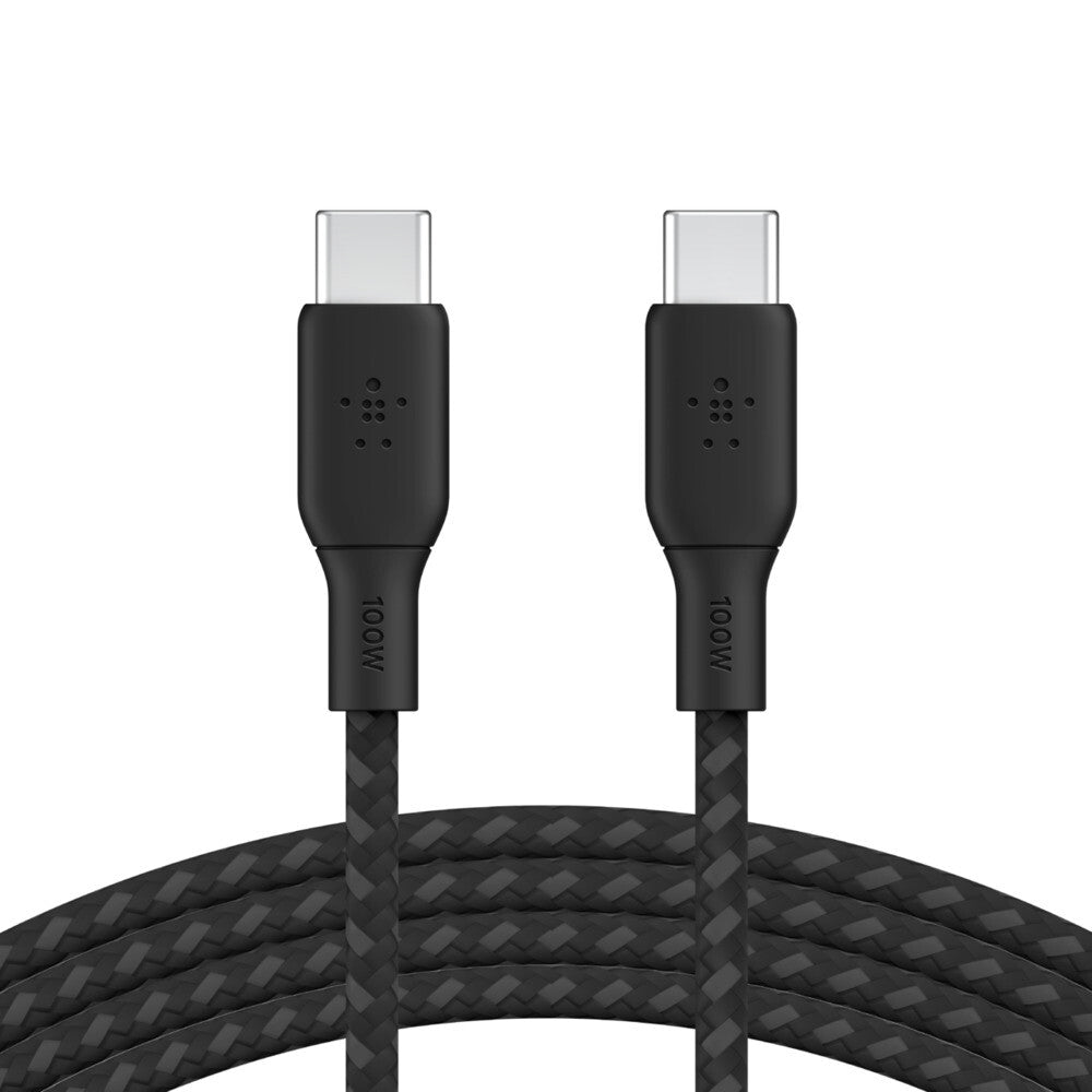 Belkin CAB014bt3MBK USB cable USB 2.0 3 m USB C 0.48 Gbit/s 100 W Black