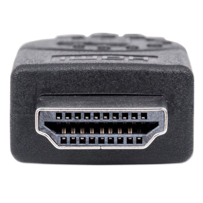 Manhattan HDMI 4K@30Hz Cable with Ethernet, 5m, Suitable for ALL 1080p/HD and majority of 4K uses (check your system 4K specification to be sure), Male to Male, Black, Ultra HD 4k x 2k, Lifetime Warranty, High Speed, Equivalent to HDMIMM15HS (except 40cm