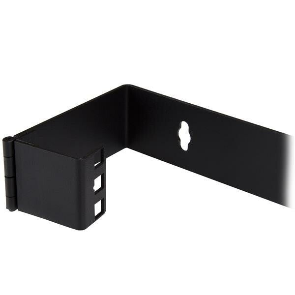 StarTech.com 1U Hinged Wall Mount Patch Panel Bracket - 6 inch Deep - 19" Patch Panel Swing Rack for Shallow Network Equipment- 17lbs