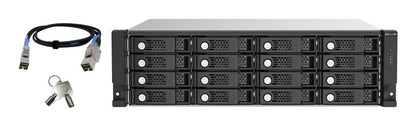 QNAP TL-R1620Sep-RP HDD enclosure Black, Grey 2.5/3.5"