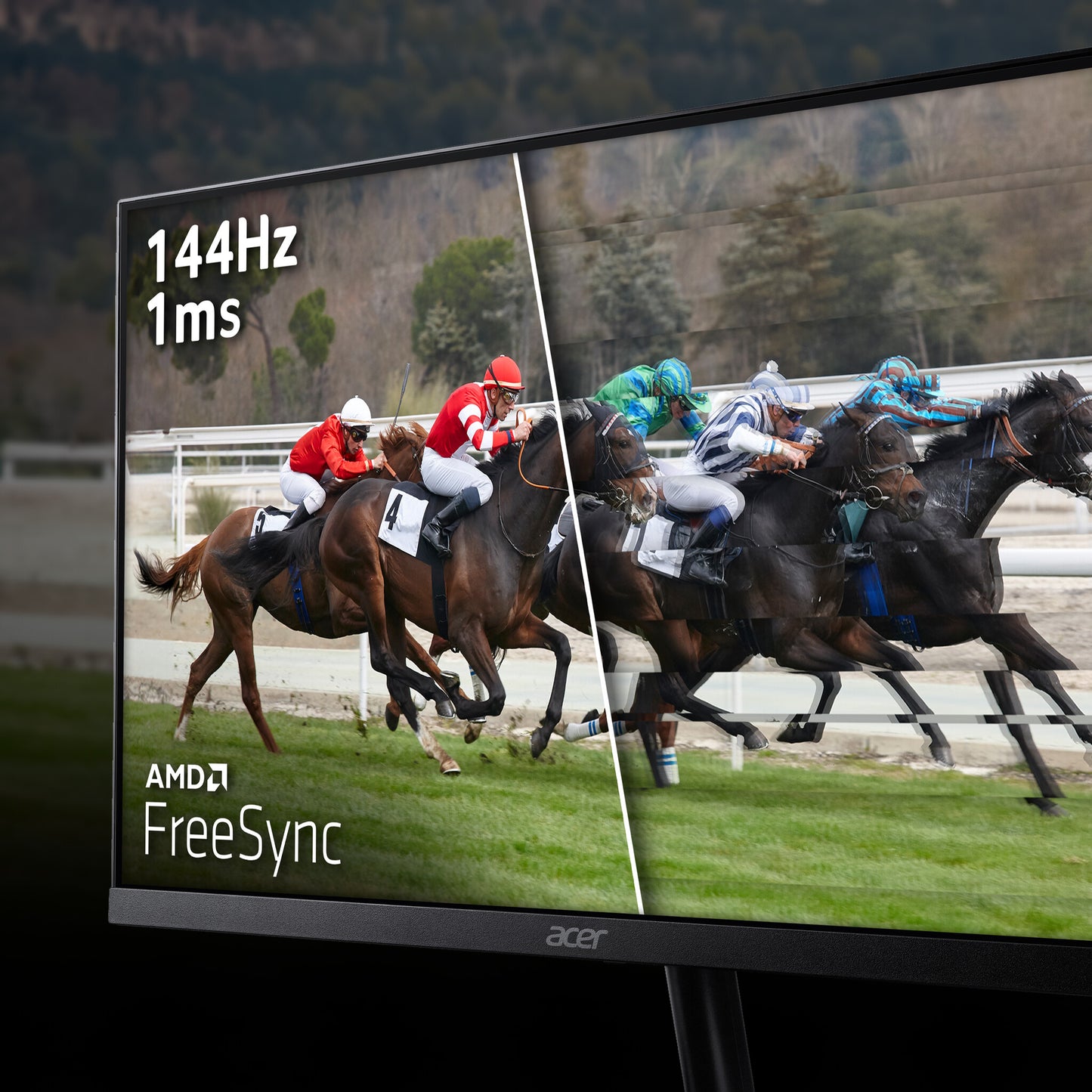 Acer SA242YP1bip - 23.8" FHD IPS (1920x1080), 144Hz, 1ms, HDMI, VGA, Black