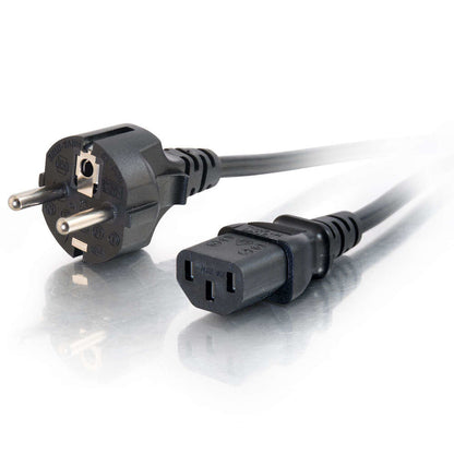 C2G 1m 16 AWG European Power Cord (IEC320C13 to CEE7/7)