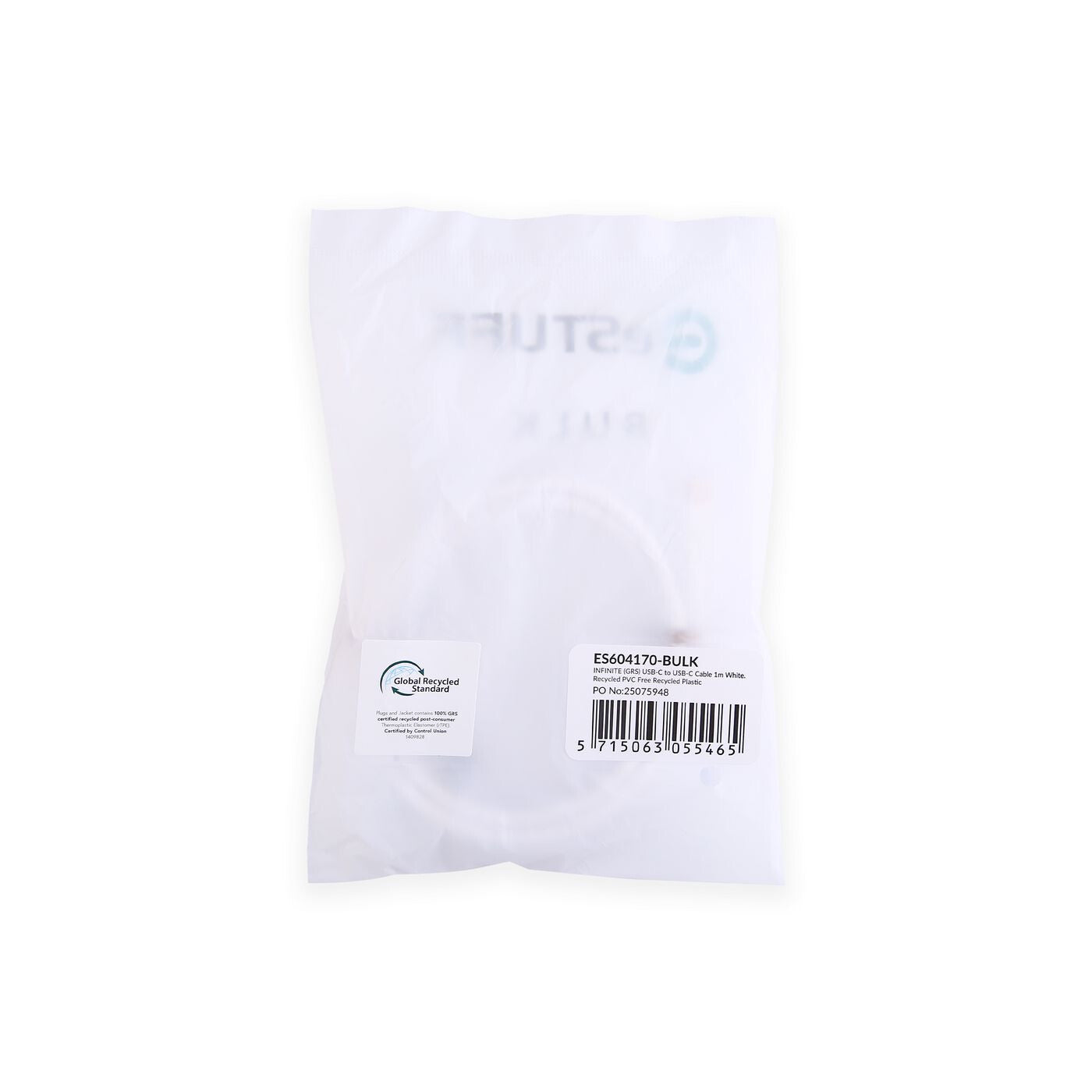 eSTUFF ES604170-BULK USB cable USB 2.0 1 m USB C 60 W White