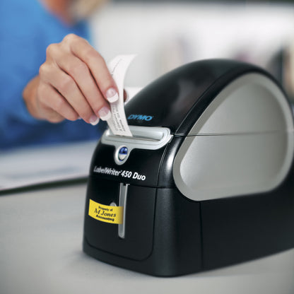 DYMO LabelWriter 450 Duo Label Maker | Direct Thermal Label Printer | Fast Printing of LabelsBarcodes & More | Prints both LW Labels & D1 Plastic Labels