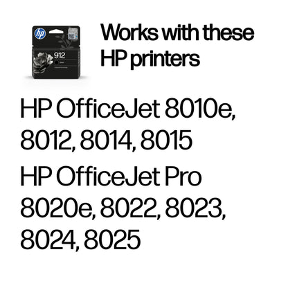HP 912 Black Original Ink Cartridge