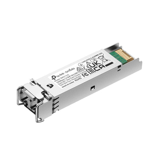 TP-Link Omada Gigabit SFP Module, Single-mode, MiniGBIC, LC Interface, Up to 10km Distance, Fiber optic, 1250 Mbit/s