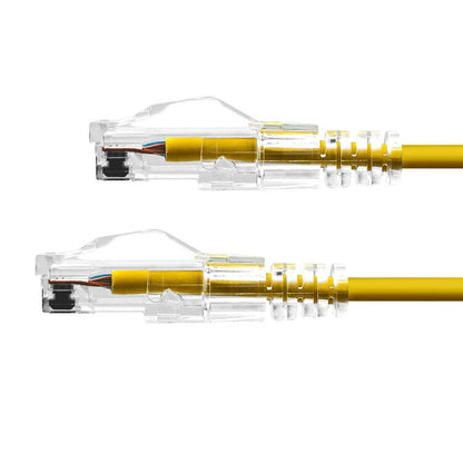ProXtend Ultra Slim CAT6 U/UTP CU LSZH Ethernet Cable Yellow 5M