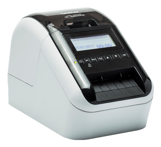 Brother QL-820NW label printer Direct thermal 300 x 600 DPI 176 mm/sec Wired & Wireless DK Wi-Fi Bluetooth