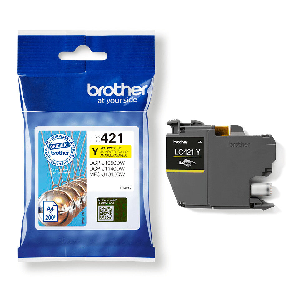 Brother LC-421Y ink cartridge 1 pc(s) Original Yellow