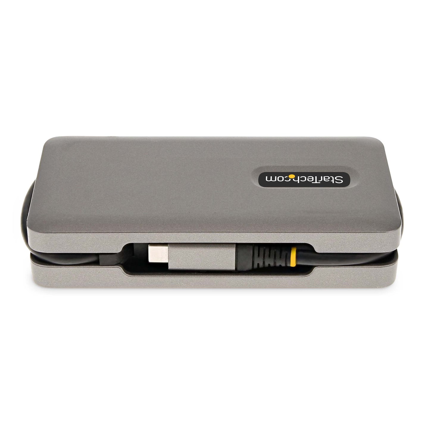 StarTech.com USB-C Multiport Adapter - HDMI/VGA - 4K 60Hz - 3-Port USB Hub - 100W Power Delivery Pass-Through - GbE - Travel Mini Docking Station w/ Charging - 1ft/30cm Wrap-Around Cable