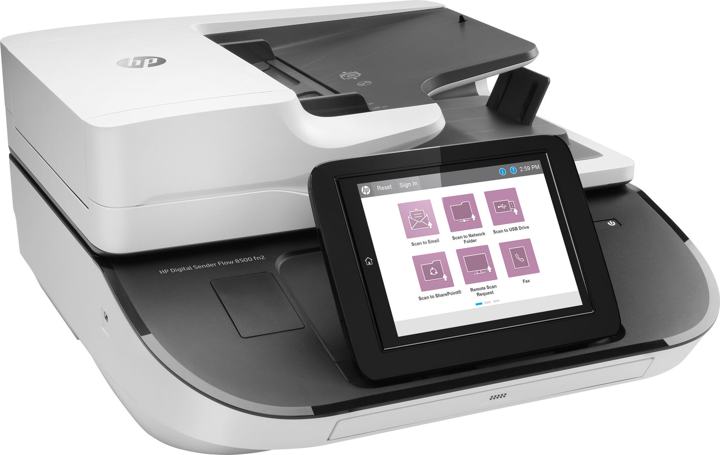 HP Flow 8500 fn2 Flatbed & ADF scanner