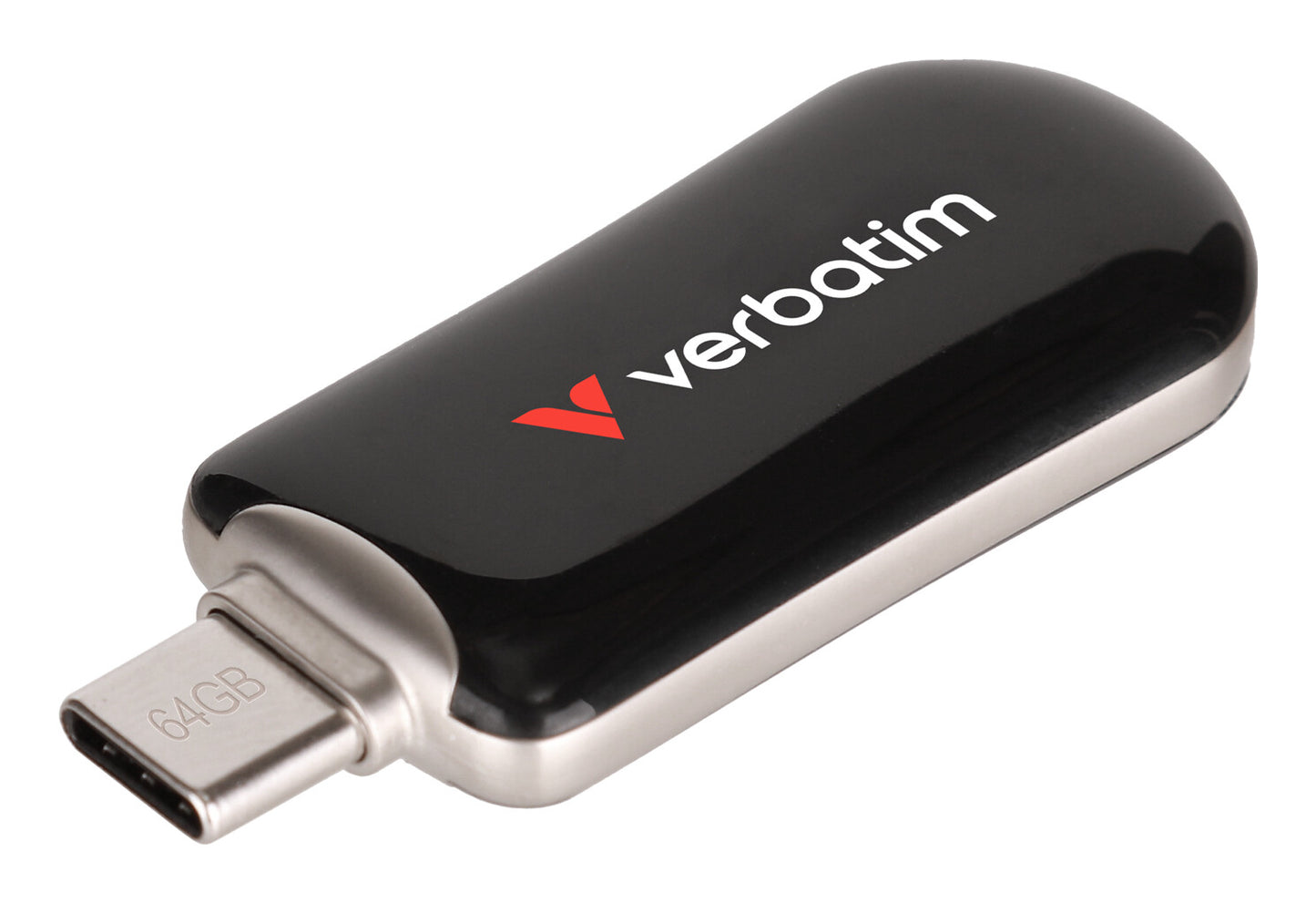 Verbatim Plectra USB-C Flash Drive Black 64GB