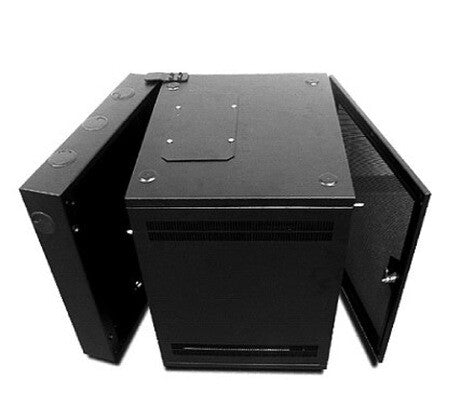 APC NetShelter 13U Wallmount Rack Cabinet Vented Door Double Hinged Server Depth