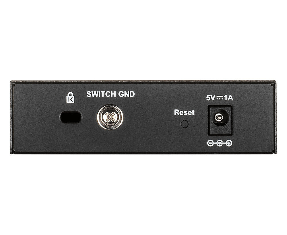 D-Link DGS-1100-05V2/E network switch Managed L2 Gigabit Ethernet (10/100/1000) Black
