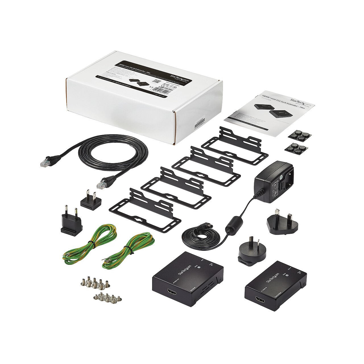 StarTech.com HDMI over CAT5e HDBaseT Extender - Power over Cable - Ultra HD 4K - TAA