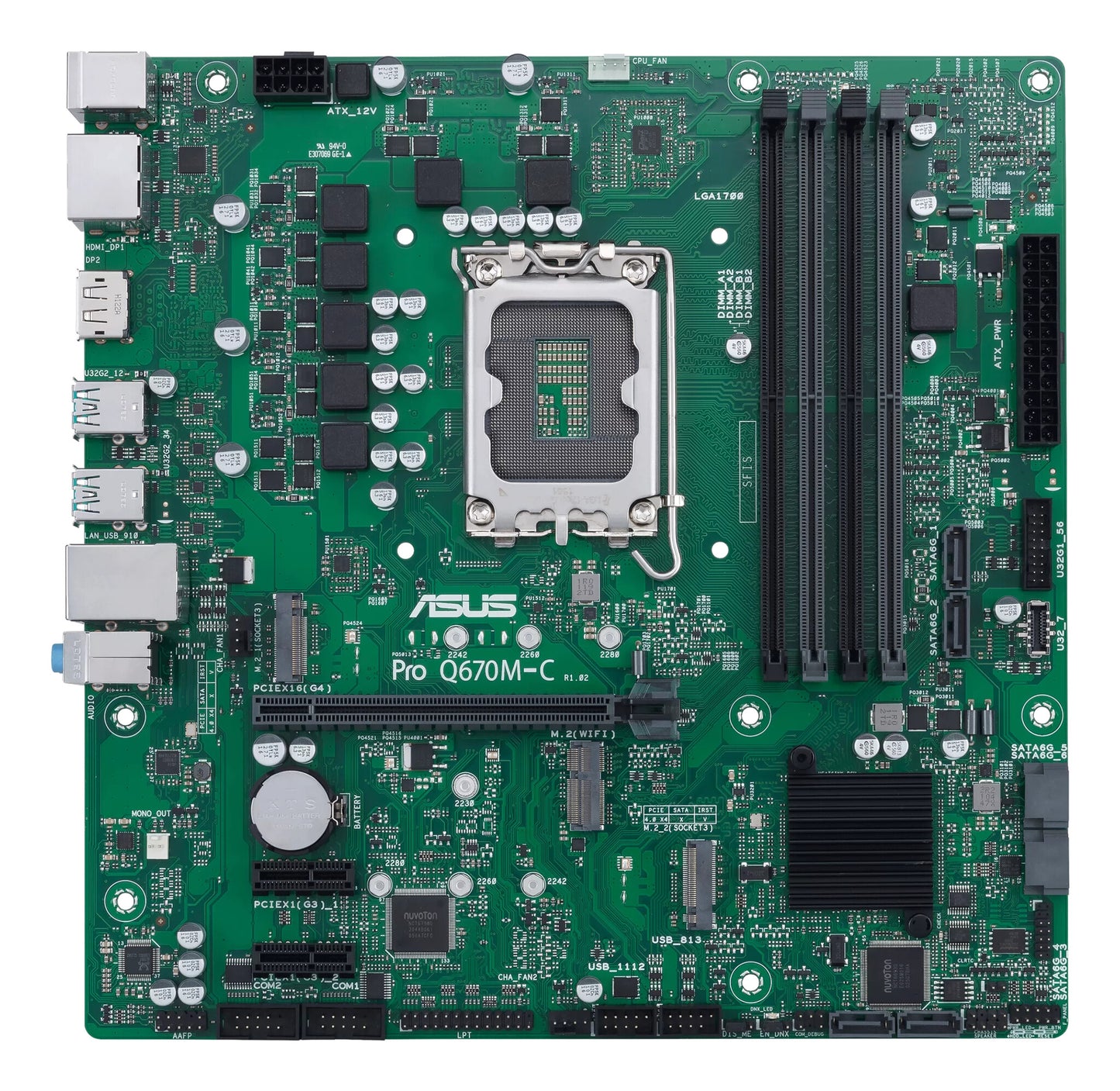 ASUS PRO Q670M-C-CSM Intel Q670 LGA 1700 micro ATX