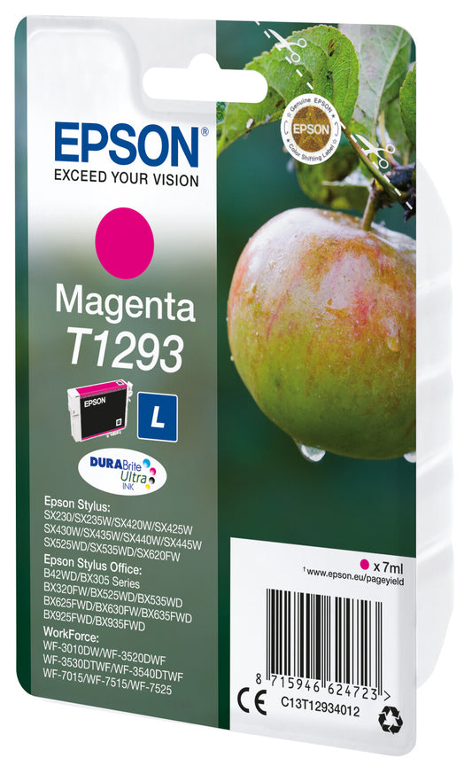 Epson Apple T1293 DURABrite Ultra Single Magenta ink cartridge