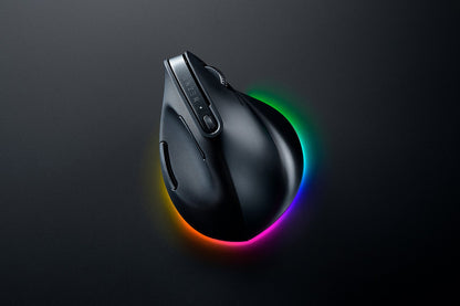 Razer Pro Click V2 Vertical mouse Universal Right-hand RF Wireless + Bluetooth + USB Type-C Optical 30000 DPI