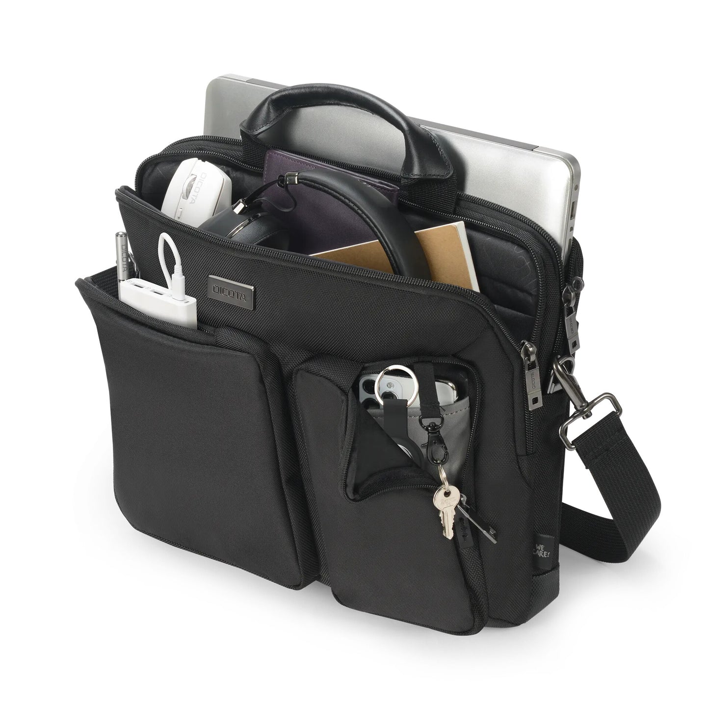 DICOTA D3250601 laptop case 35.6 cm (14") Briefcase Black