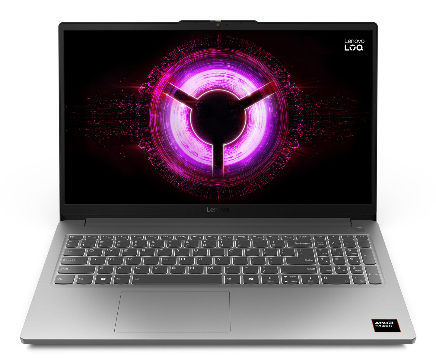 Lenovo LOQ 15ARP10E AMD Ryzen™ 7 7735HS Laptop 39.6 cm (15.6") Full HD 16 GB DDR5-SDRAM 1 TB SSD NVIDIA GeForce RTX 3050 Wi-Fi 6 (802.11ax) Windows 11 Home English Grey