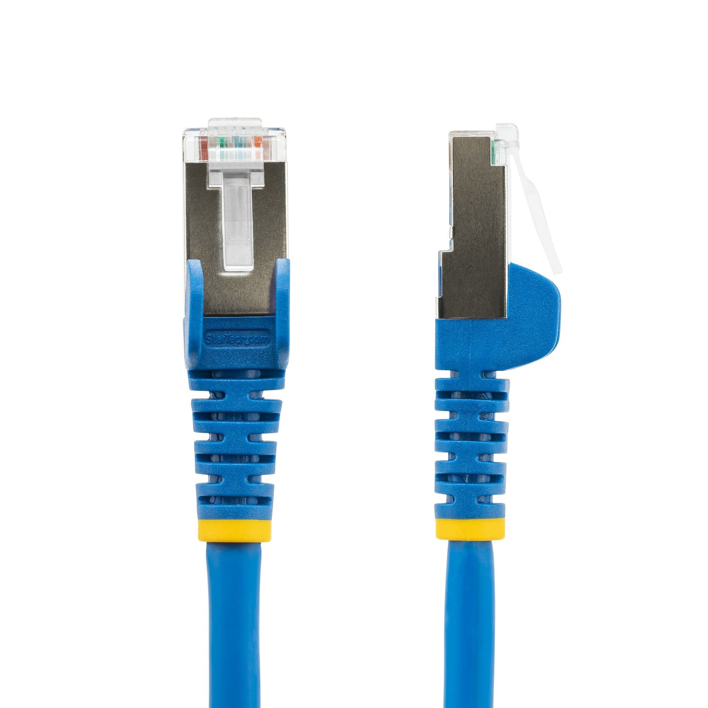 StarTech.com 7.5m CAT6a Ethernet Cable - Blue - Low Smoke Zero Halogen (LSZH) - 10GbE 500MHz 100W PoE++ Snagless RJ-45 w/Strain Reliefs S/FTP Network Patch Cord